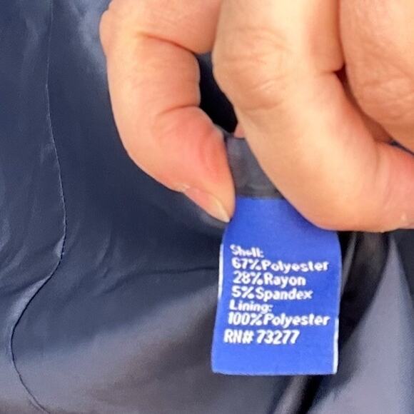 Apt. 9 Women’s XS Navy Blue Open Front Blazer Lined Jacket NEW - Picture 4 of 4